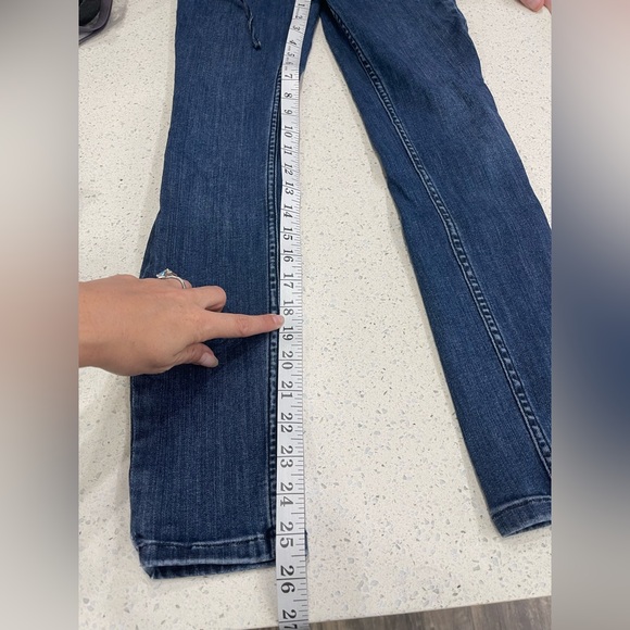 Free People High Rise Lace Up Jeans - Picture 5 of 5